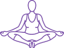 Yoga pose icon